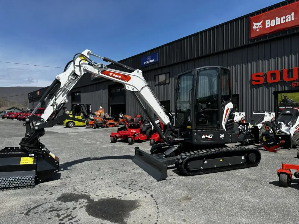 2026 Bobcat E40 Cab Plus Package Long Arm Excavator #4878 4291