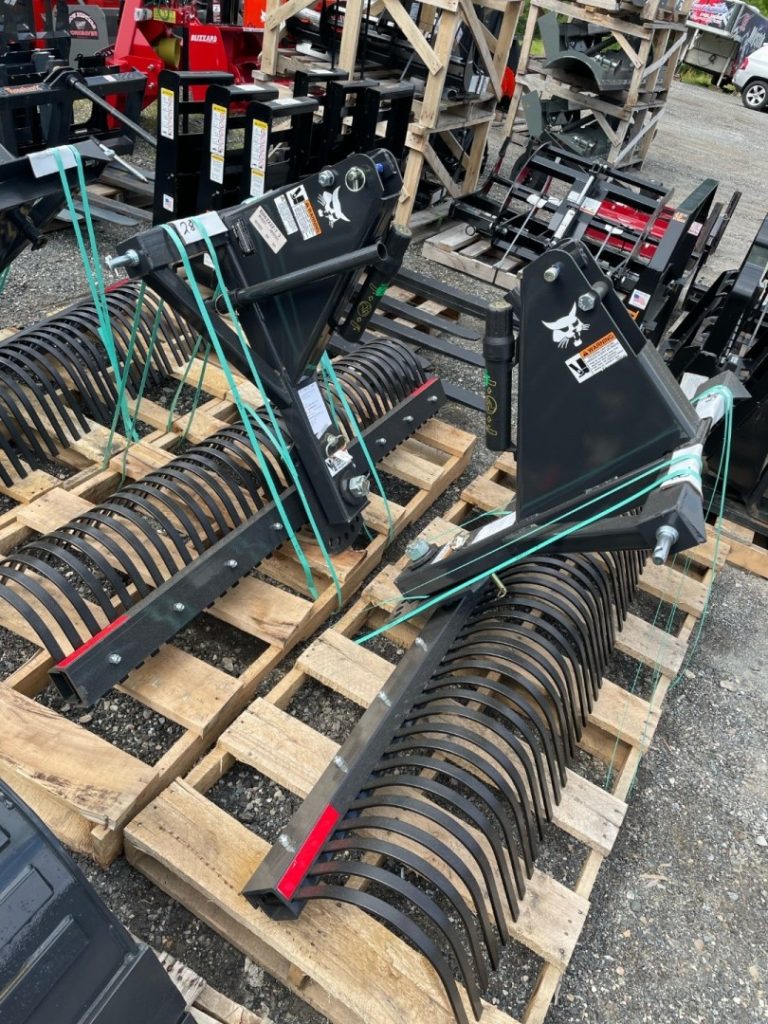 Bobcat 60" Tine Rake for 3 Point Hitch