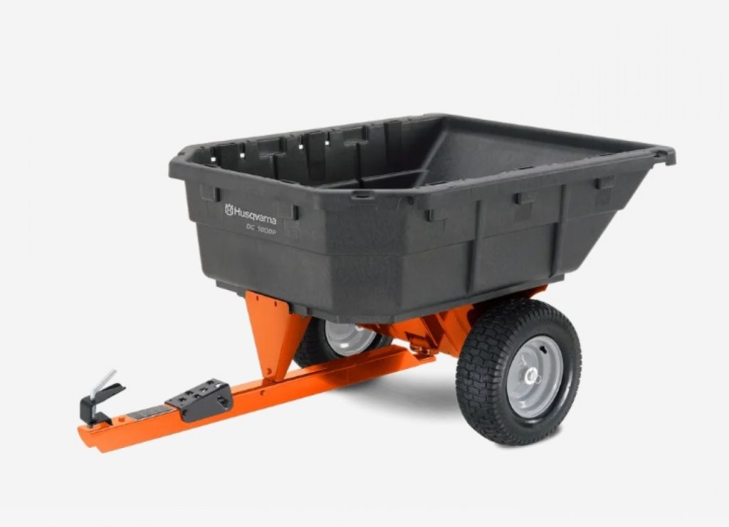 Husqvarna 12.5 cu. ft. Poly Swivel Utility Dump Cart