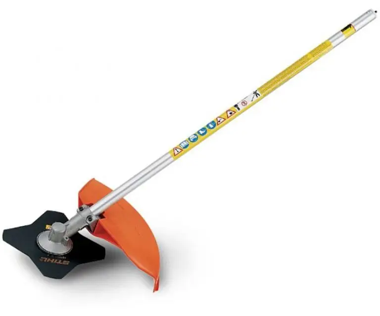STIHL FS-KM with 4-Tooth Grass Blade